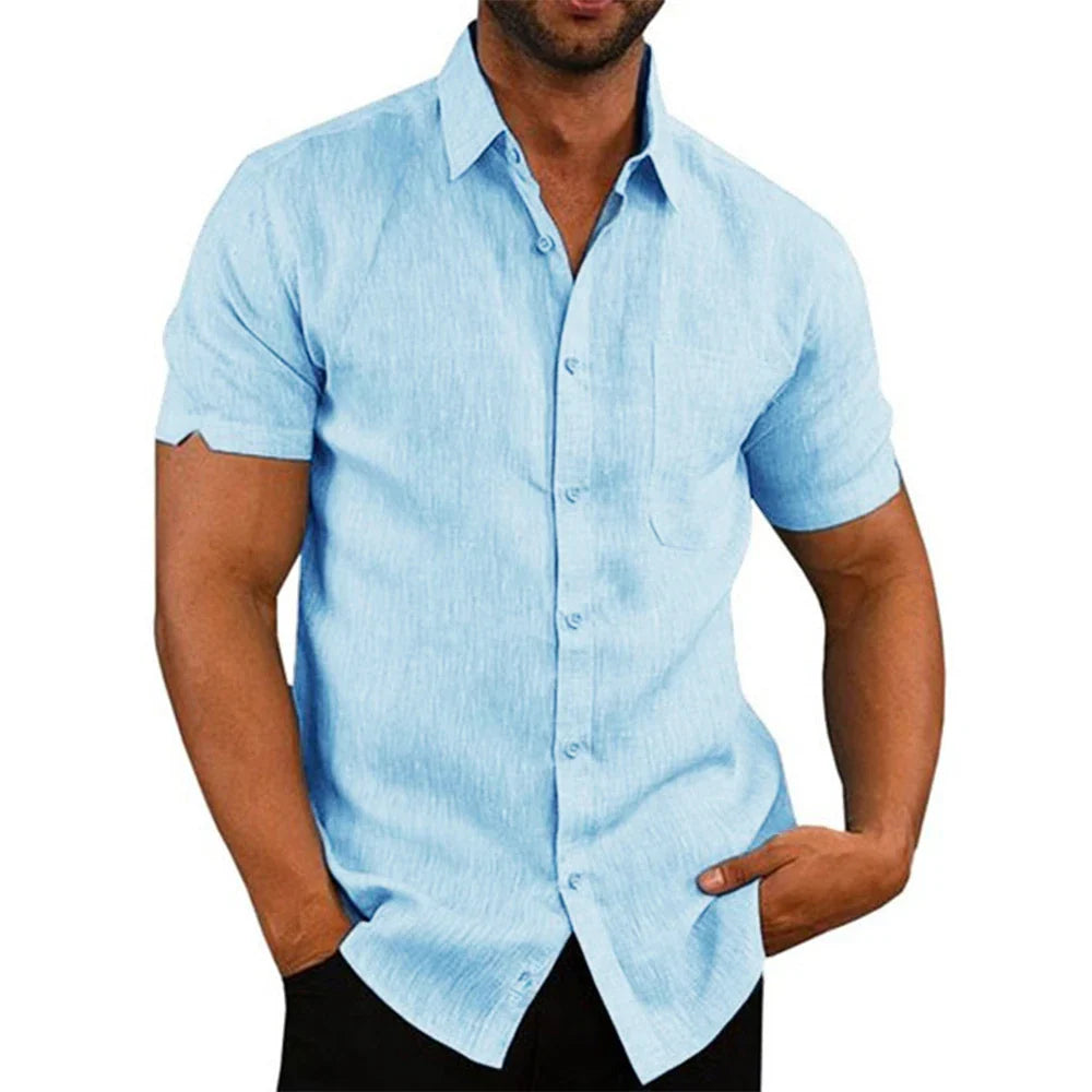 Genebra Men’s Linen Shirt