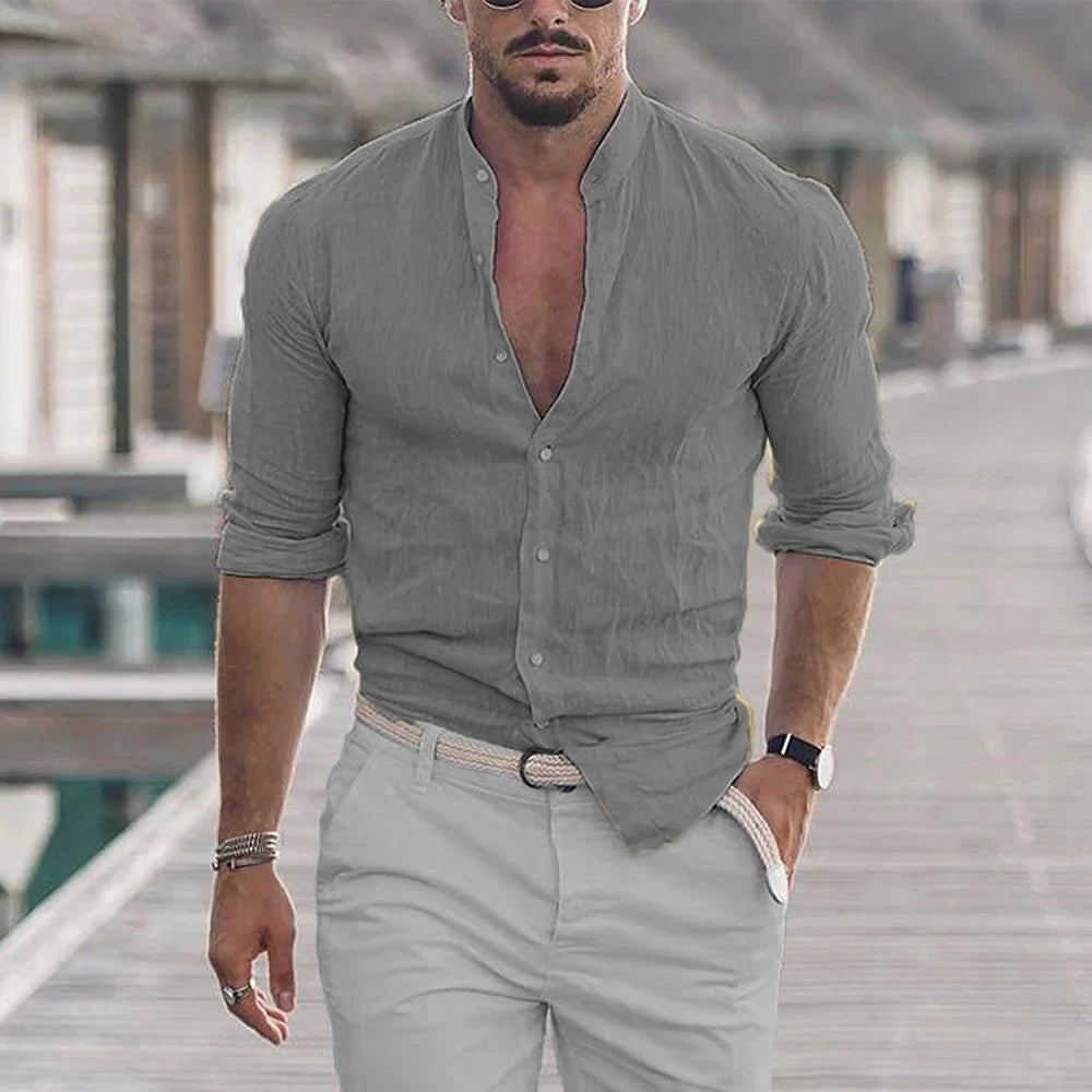 Orlandi Men’s Linen Shirt