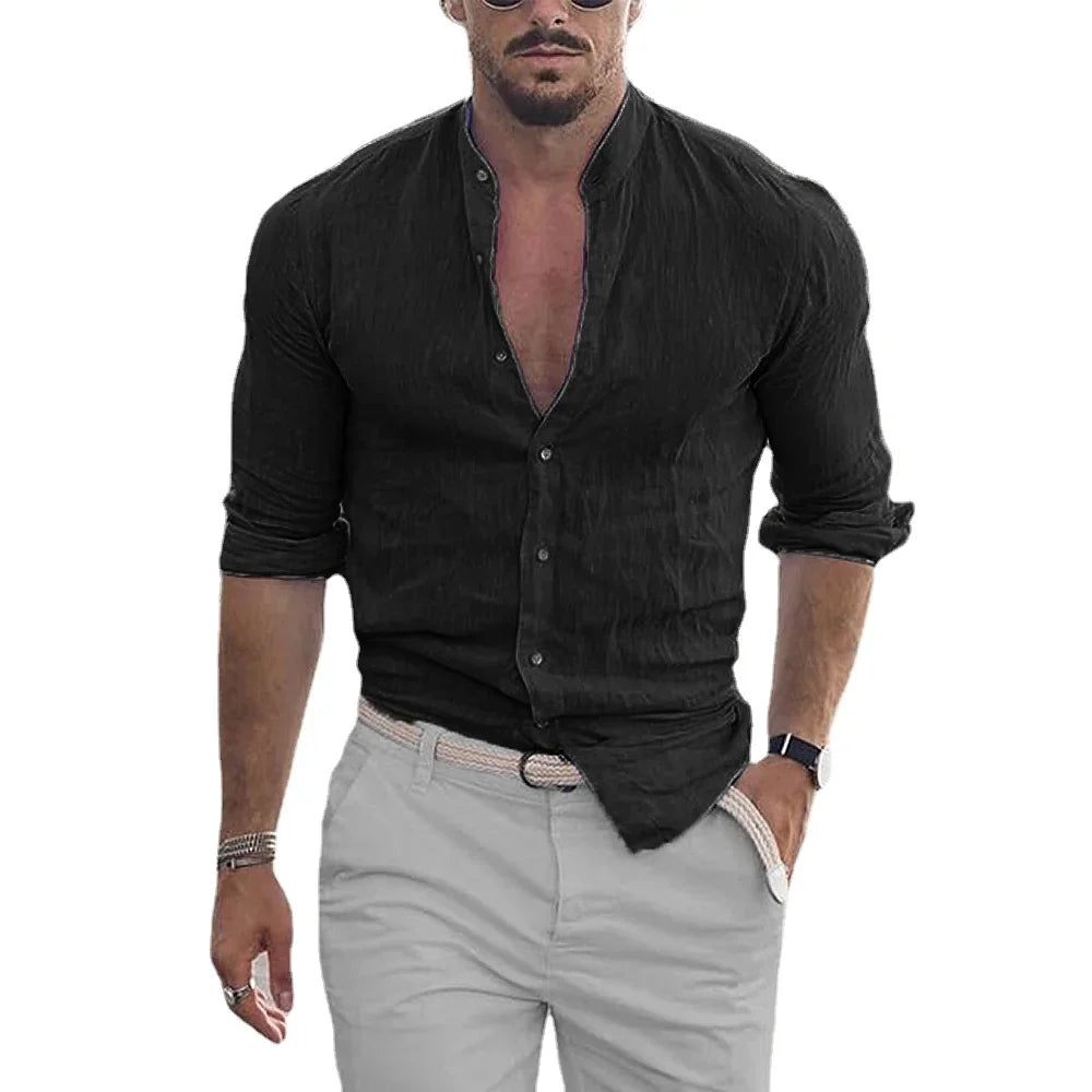 Orlandi Men’s Linen Shirt