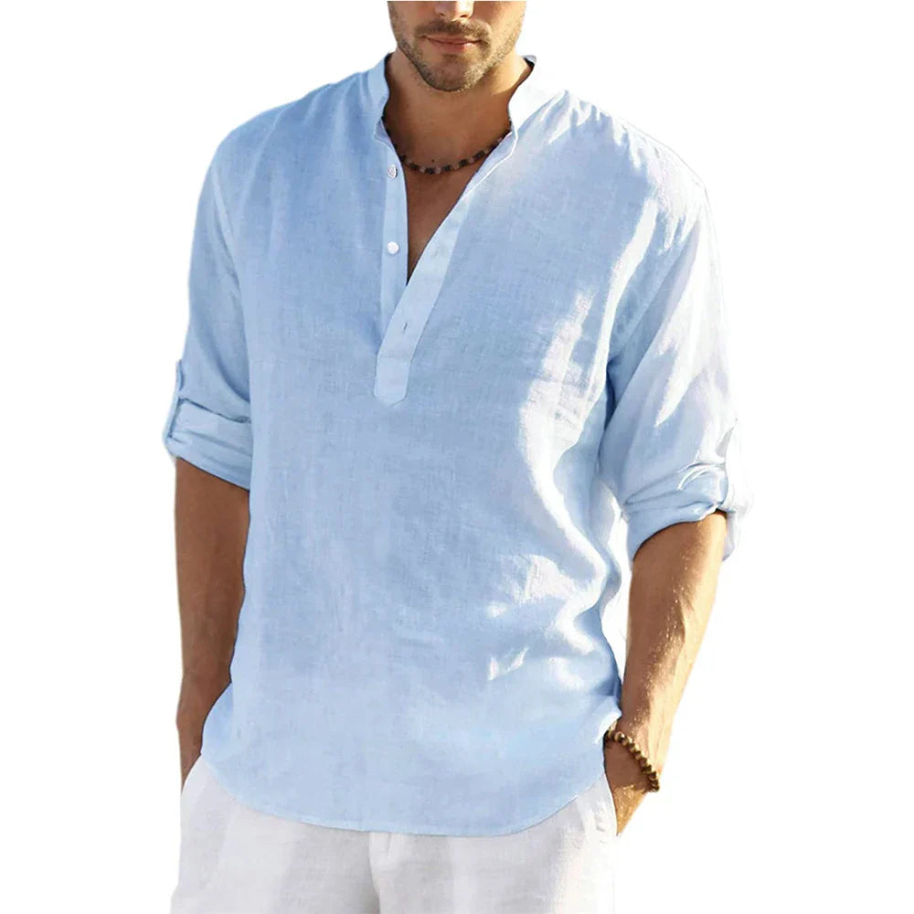 Pipa Men’s Linen Shirt