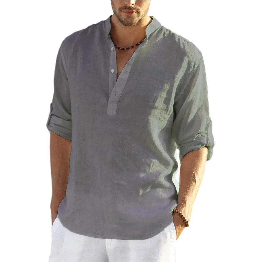 Pipa Men’s Linen Shirt