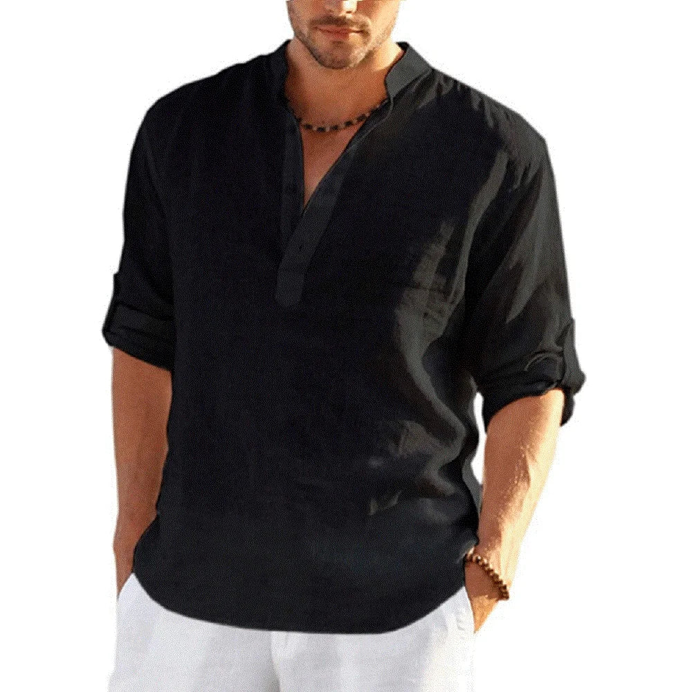 Pipa Men’s Linen Shirt