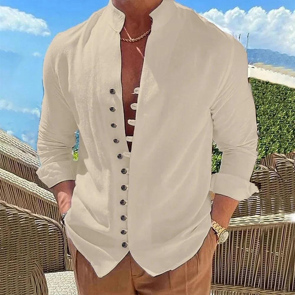 Platoni Men’s Linen Shirt