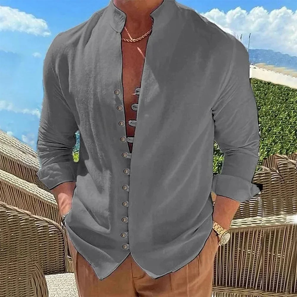 Platoni Men’s Linen Shirt
