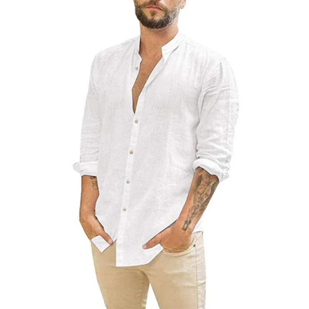 Trancoso Men’s Linen Shirt