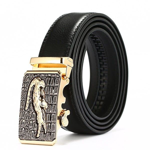 Men’s Crocodile Leather Belt