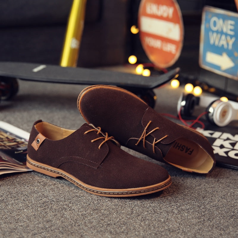 Sernini Men’s Suede Shoes