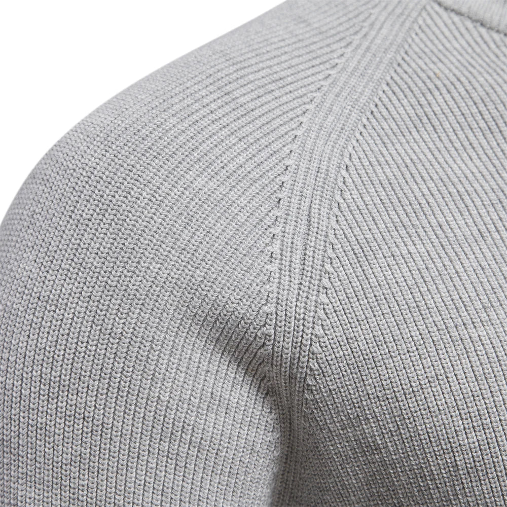 Quarter-Zip Men’s Cotton Jumper