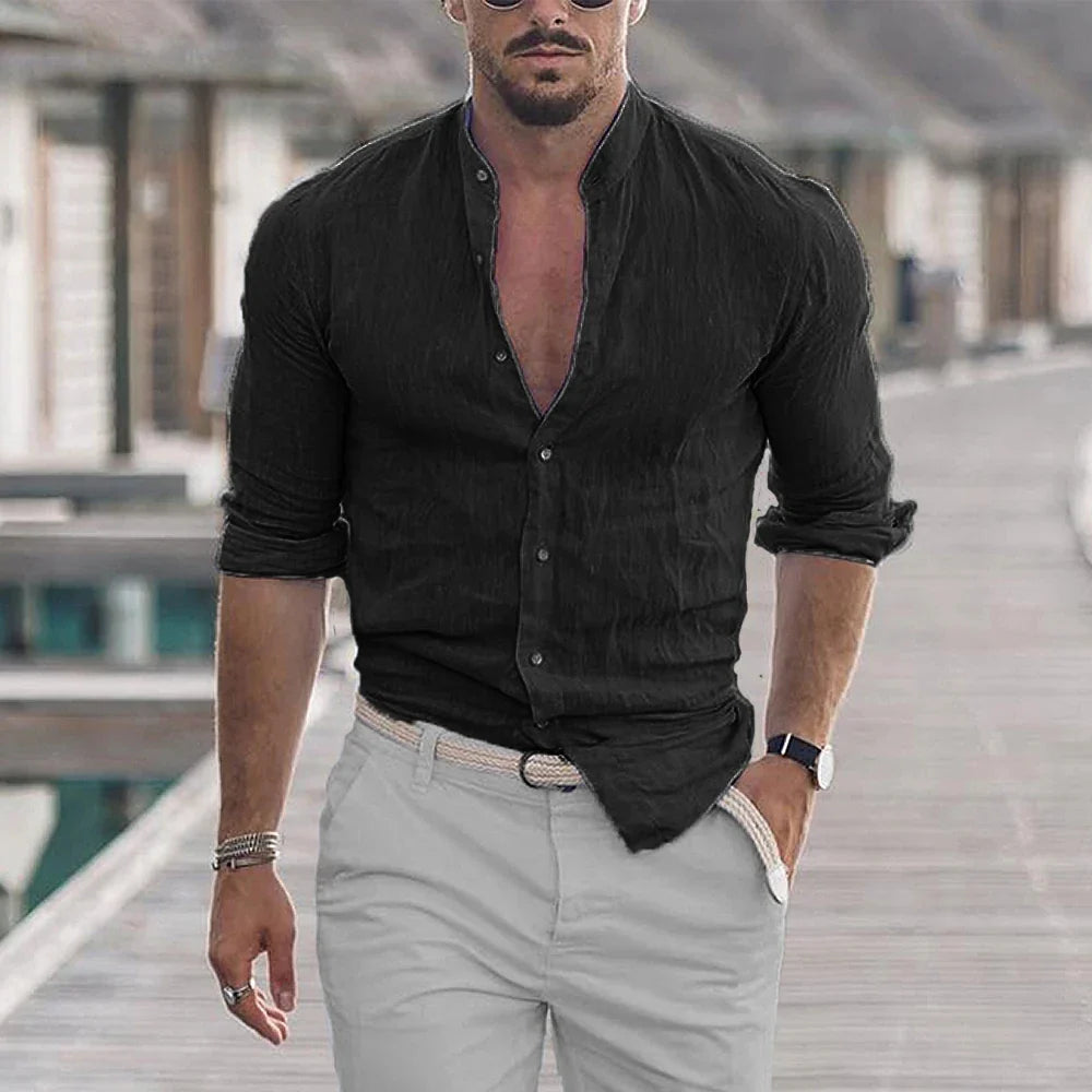 Orlandi Men’s Linen Shirt