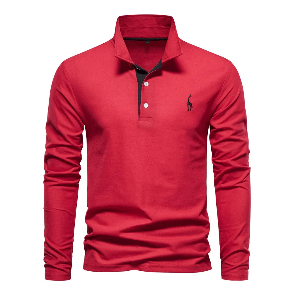 Long Sleeve Men’s Polo Shirt