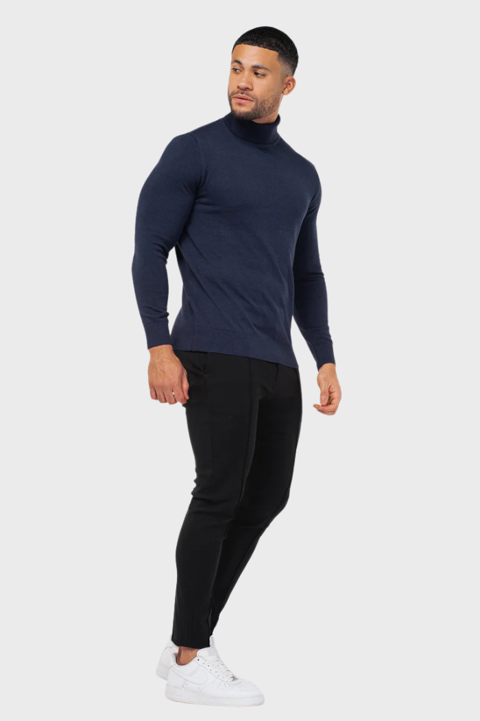 Oryzonwear High Neck Merino Knit Sweater