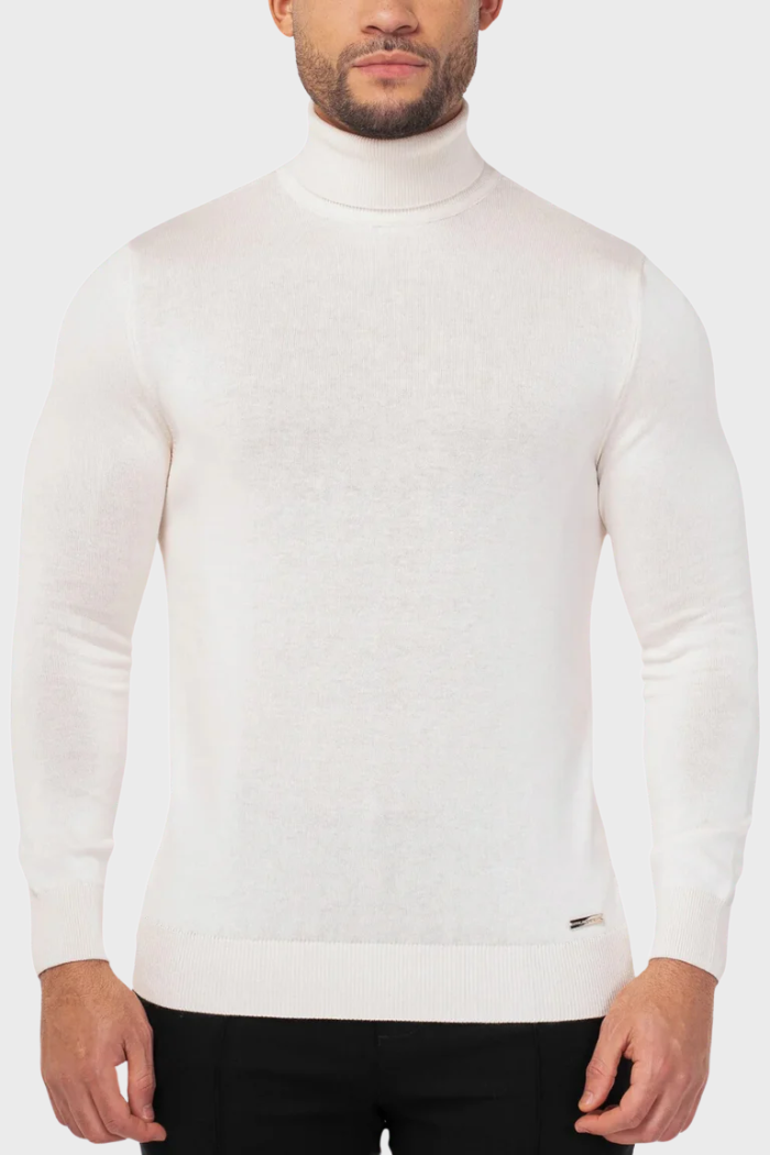 Oryzonwear High Neck Merino Knit Sweater