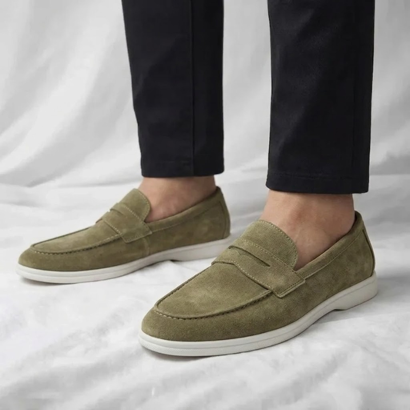 Bancroft Suede Penny Loafers