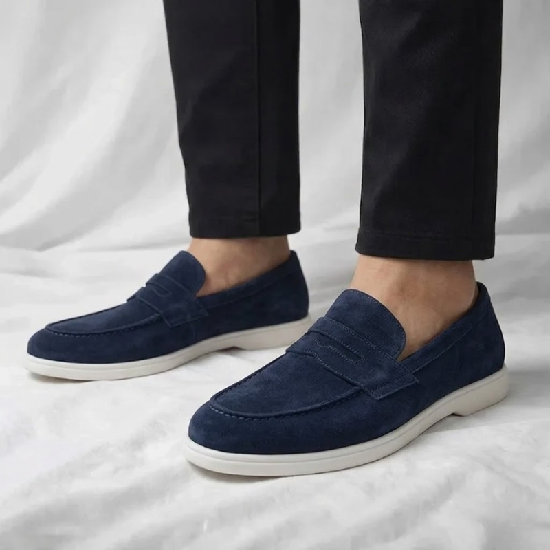 Bancroft Suede Penny Loafers