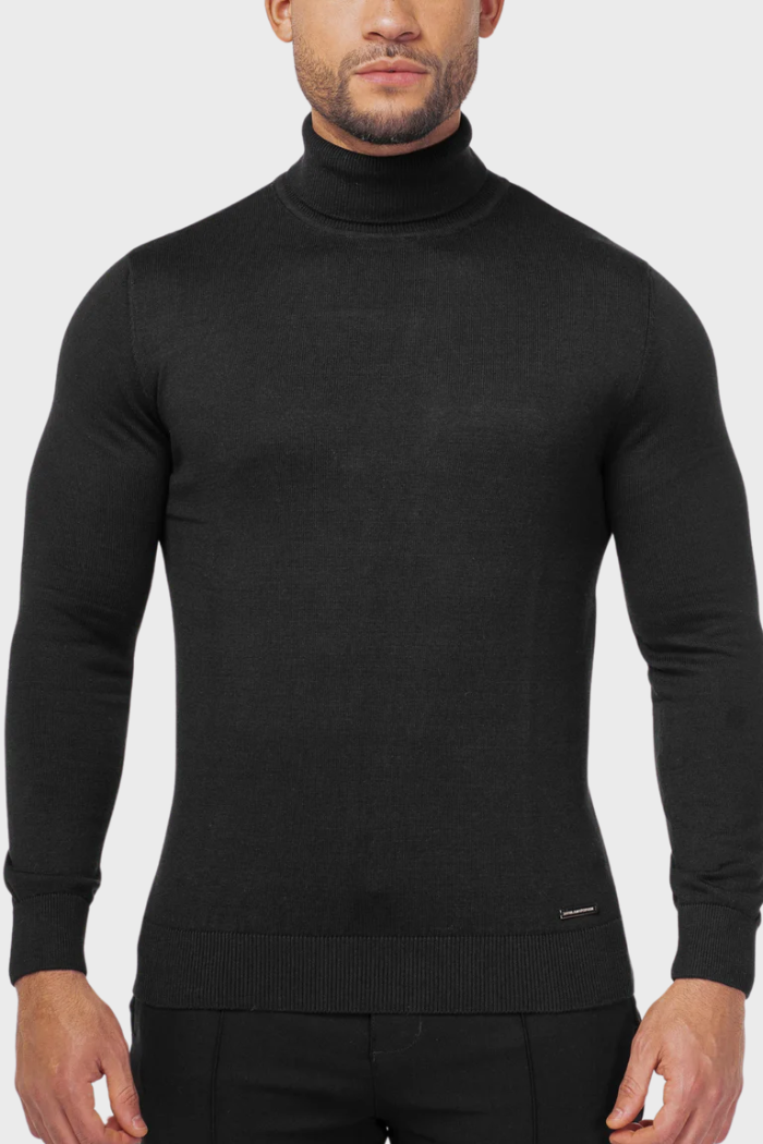 Oryzonwear High Neck Merino Knit Sweater