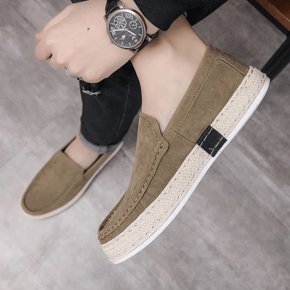 Men's Casual Leather Moccasin Oryzonwear