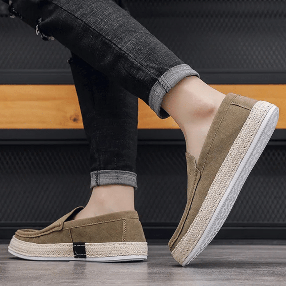 Men's Casual Leather Moccasin Oryzonwear