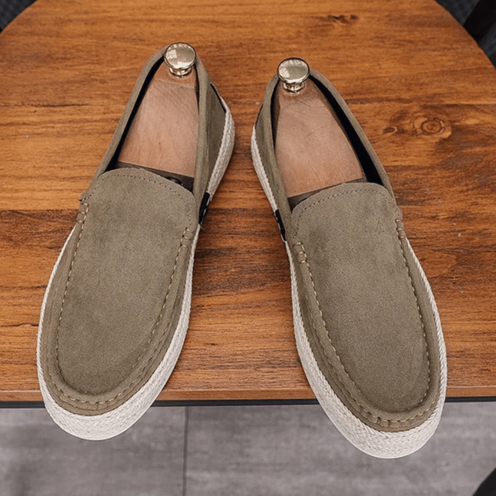 Men's Casual Leather Moccasin Oryzonwear