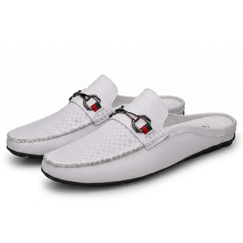 Renley Woven Mule Loafers