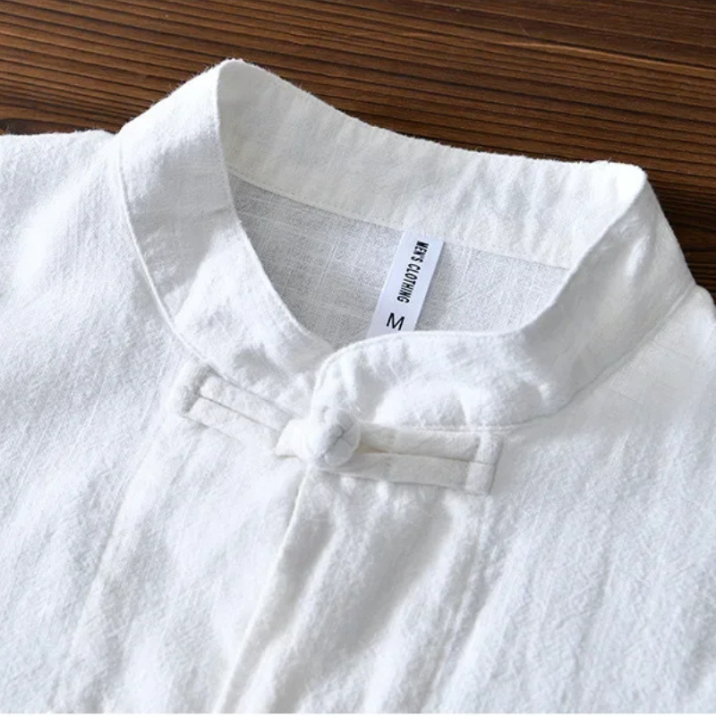 Ellis Mandarin Collar Shirt