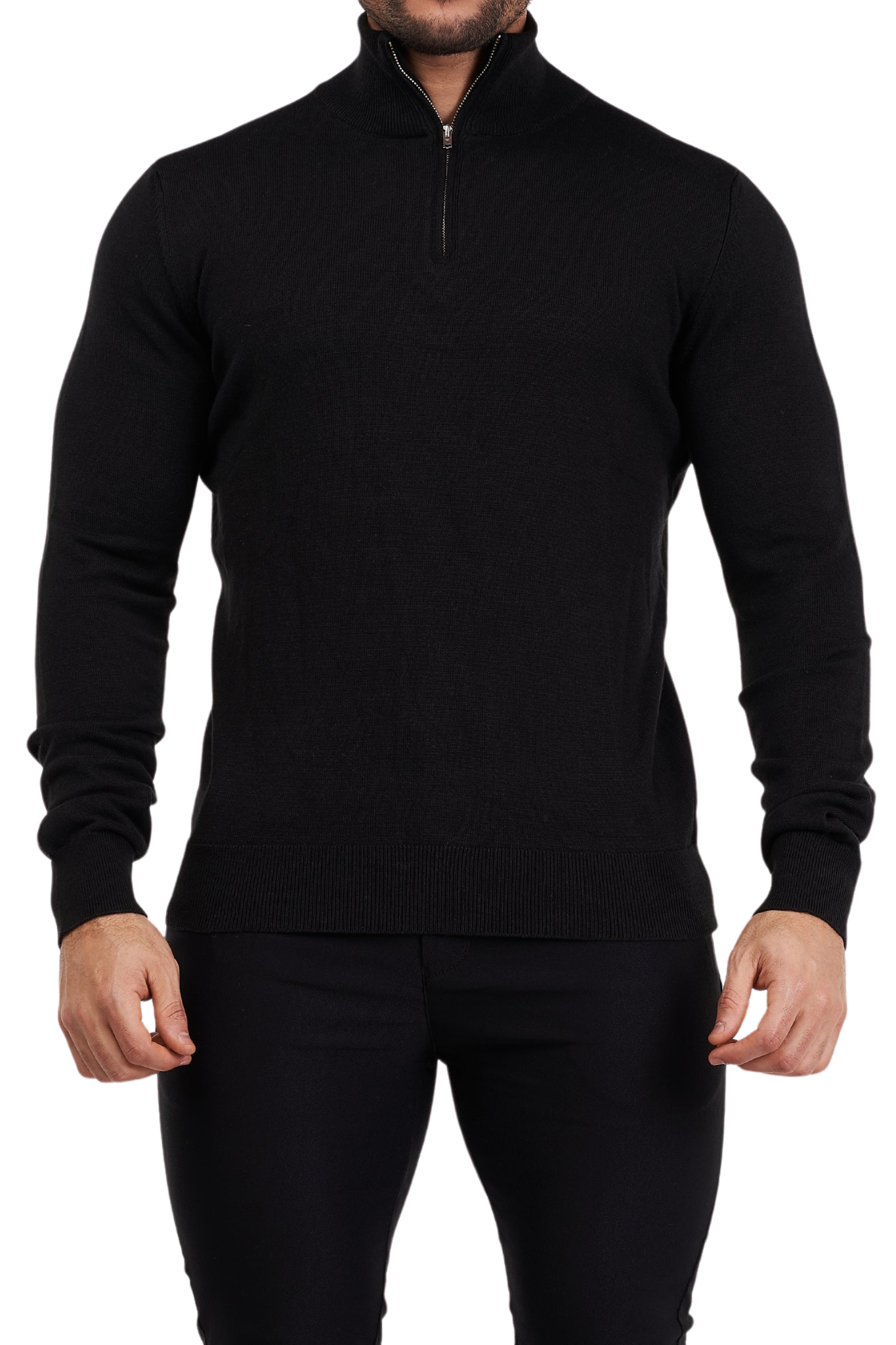 Oryzonwear High Neck Merino Knit Sweater