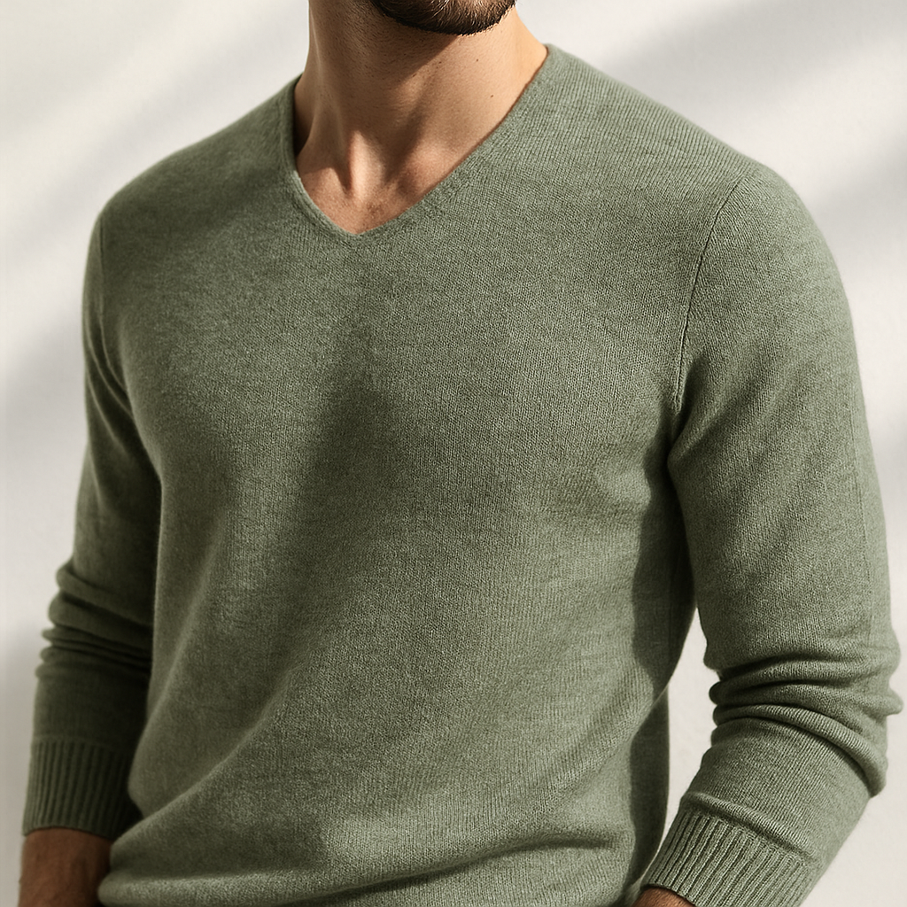 HUXFORD CASHMERE V-NECK