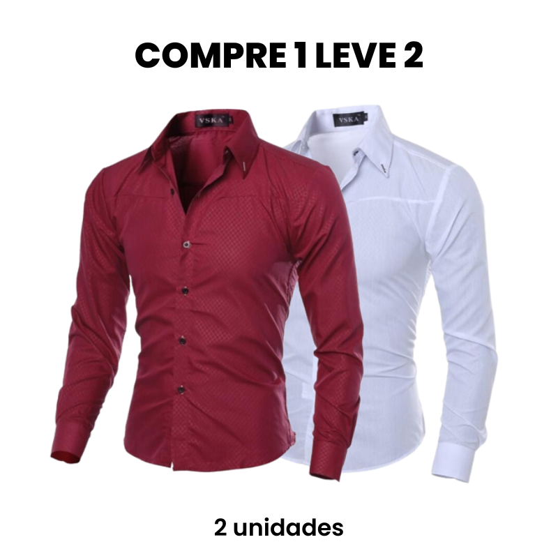 Merlani Men’s Dress Shirt (Buy 1 Get 1 Free)