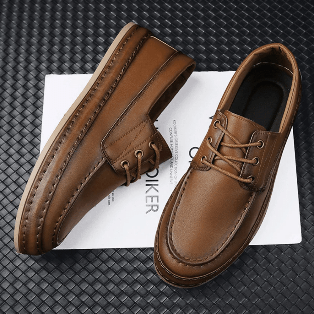 Oryzonwear Leather Men's Dockside Moccasin