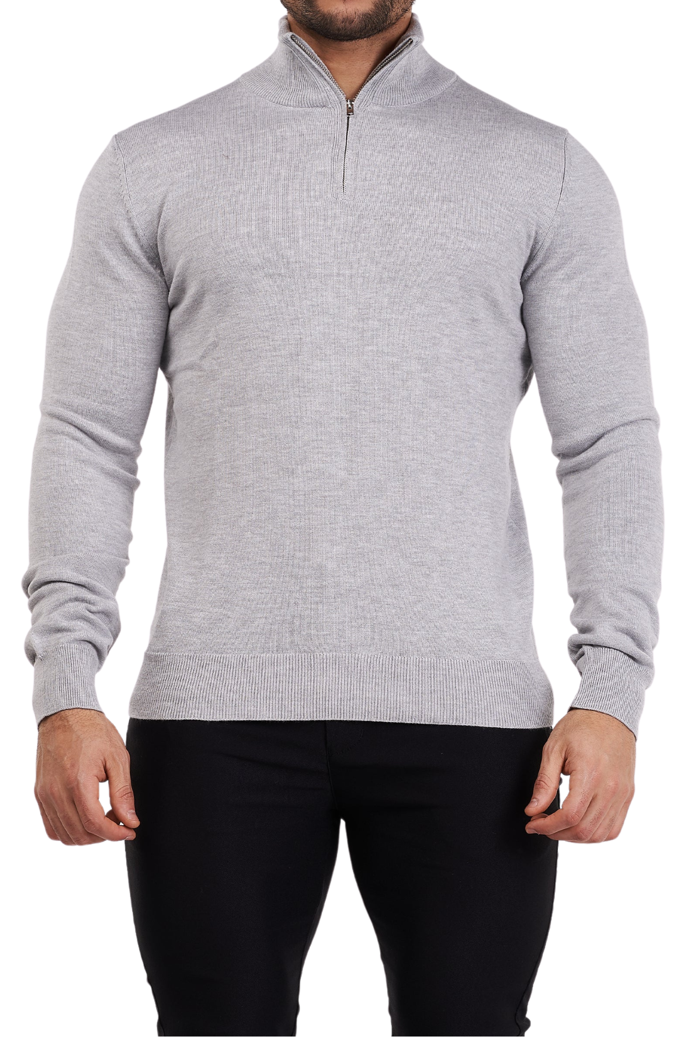 Oryzonwear High Neck Merino Knit Sweater