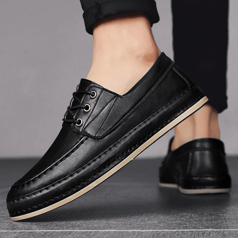 Oryzonwear Leather Men's Dockside Moccasin
