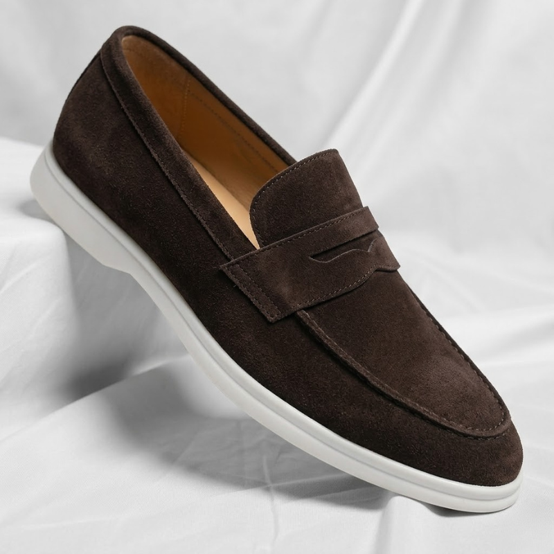 Bancroft Suede Penny Loafers