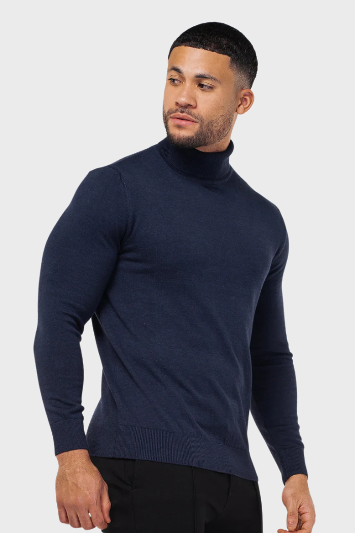 Oryzonwear High Neck Merino Knit Sweater