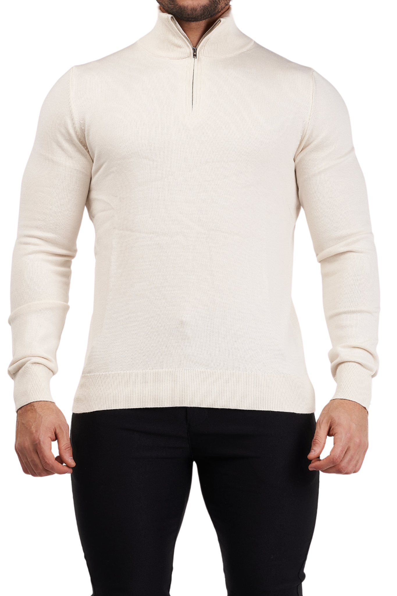 Oryzonwear High Neck Merino Knit Sweater