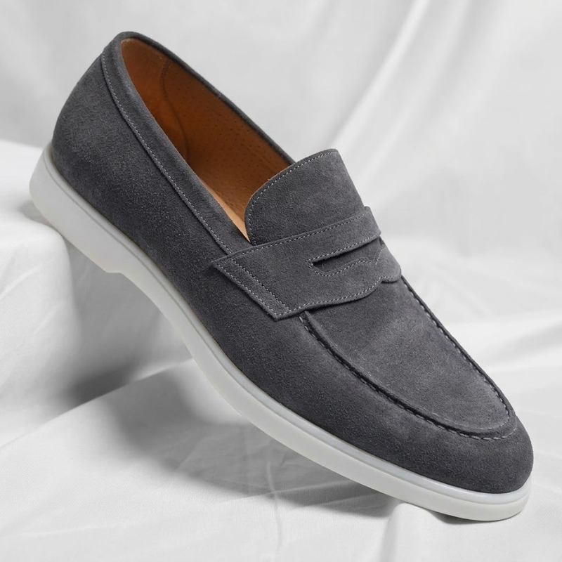 Bancroft Suede Penny Loafers