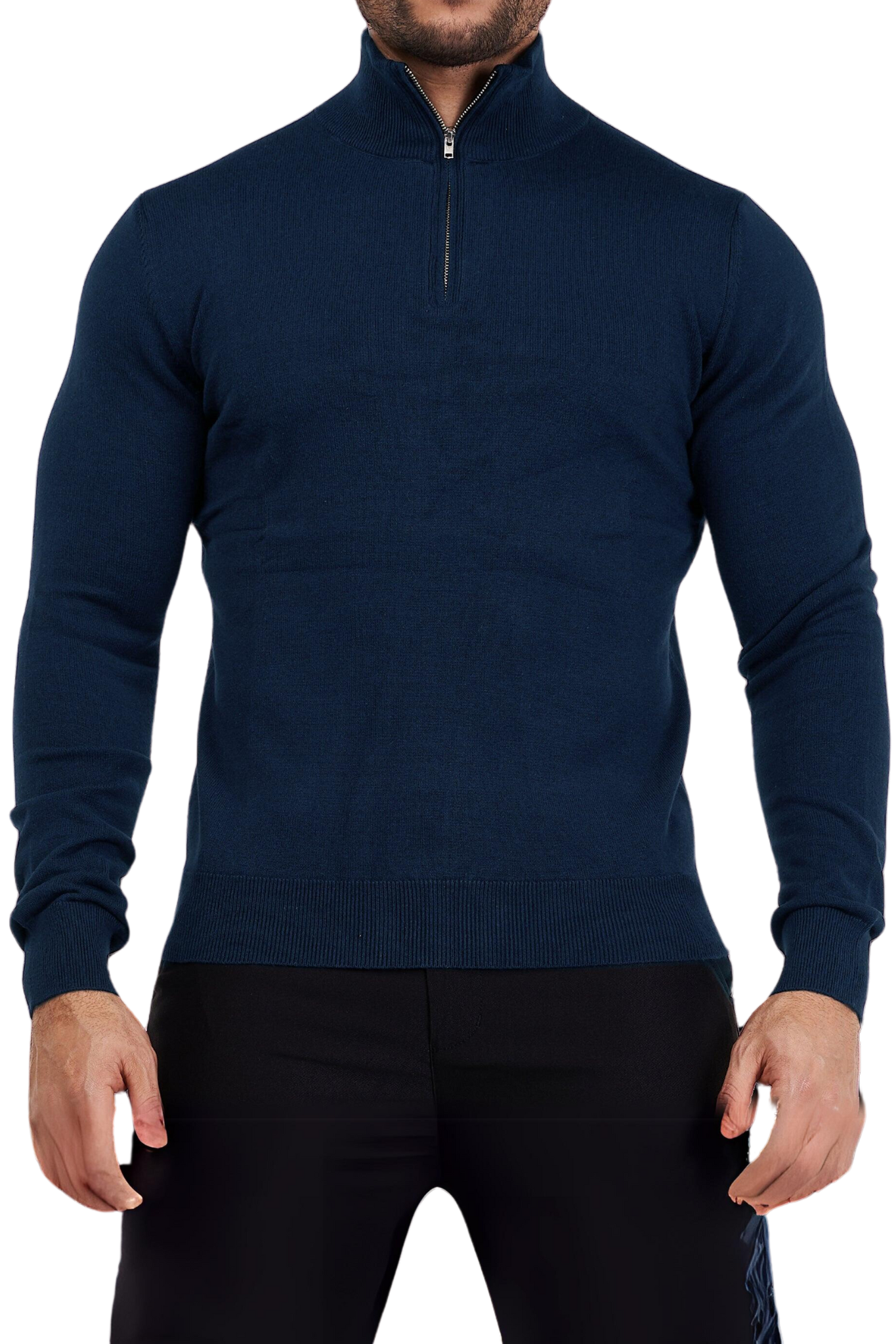 Oryzonwear High Neck Merino Knit Sweater