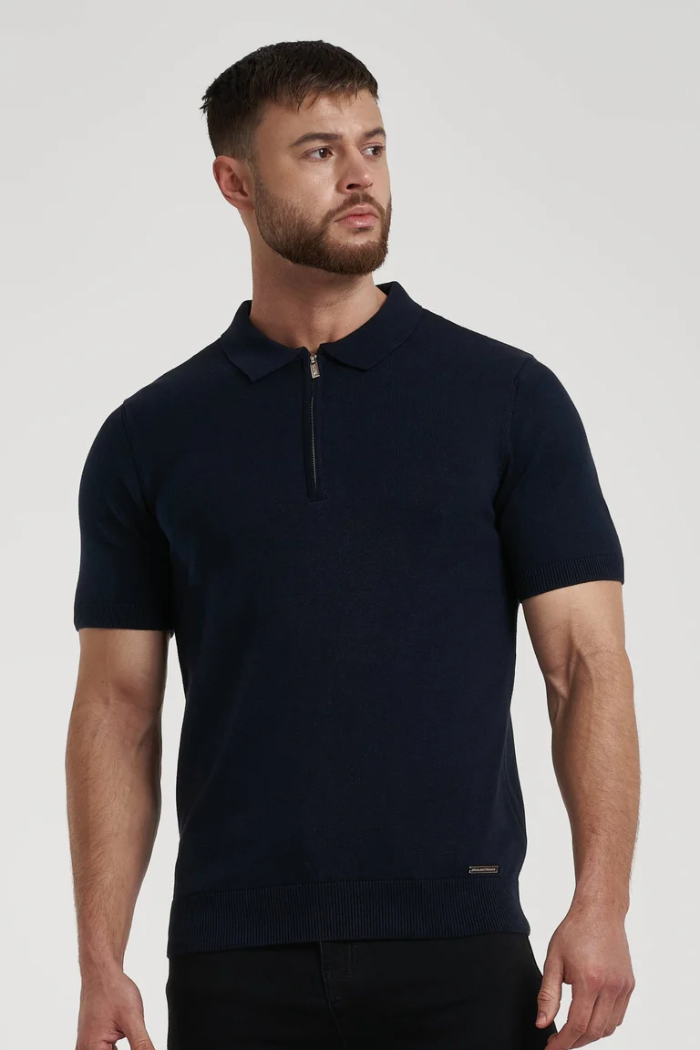 Pima Oryzonwear Zip Polo Shirt