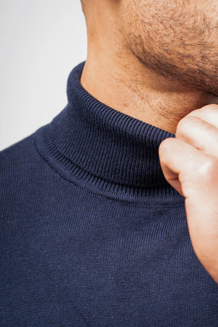 Oryzonwear High Neck Merino Knit Sweater