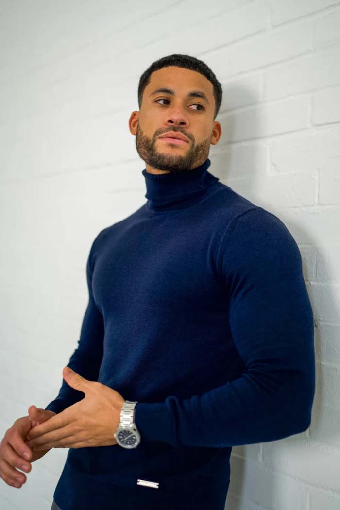 Oryzonwear High Neck Merino Knit Sweater
