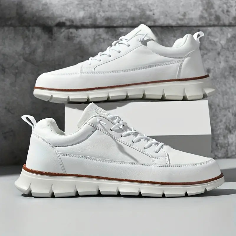 Leo Crafted Leather Trainers