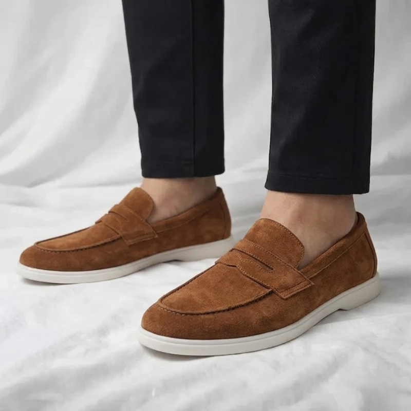 Bancroft Suede Penny Loafers