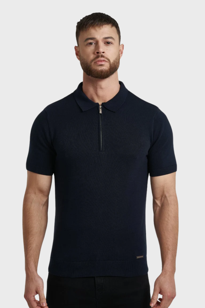 Pima Oryzonwear Zip Polo Shirt