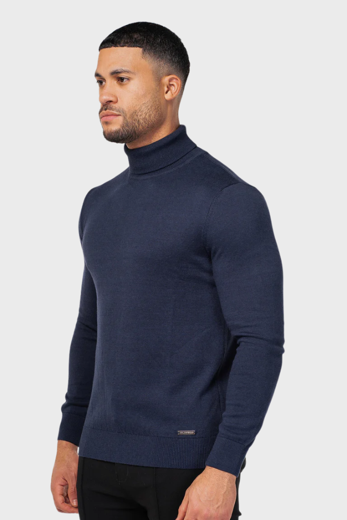 Oryzonwear High Neck Merino Knit Sweater