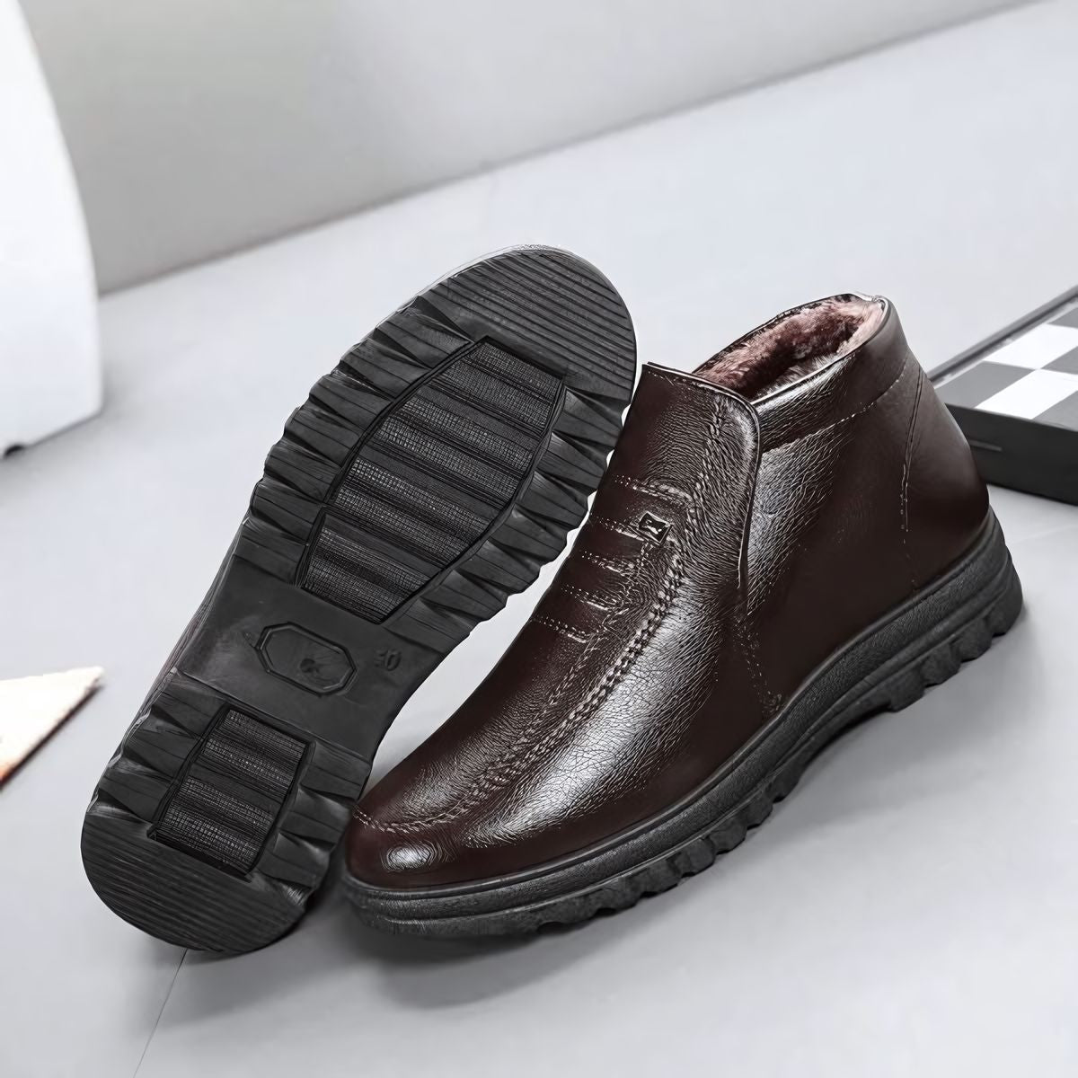 Oryzonwear Men's Winter Boot Lined in Wool