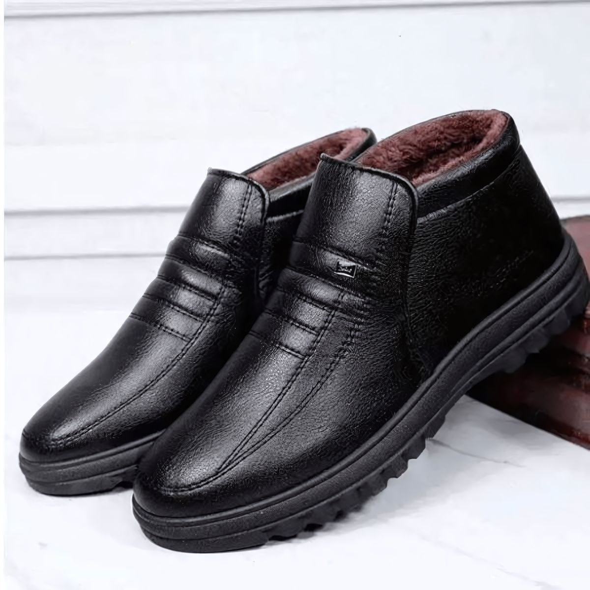 Oryzonwear Men's Winter Boot Lined in Wool