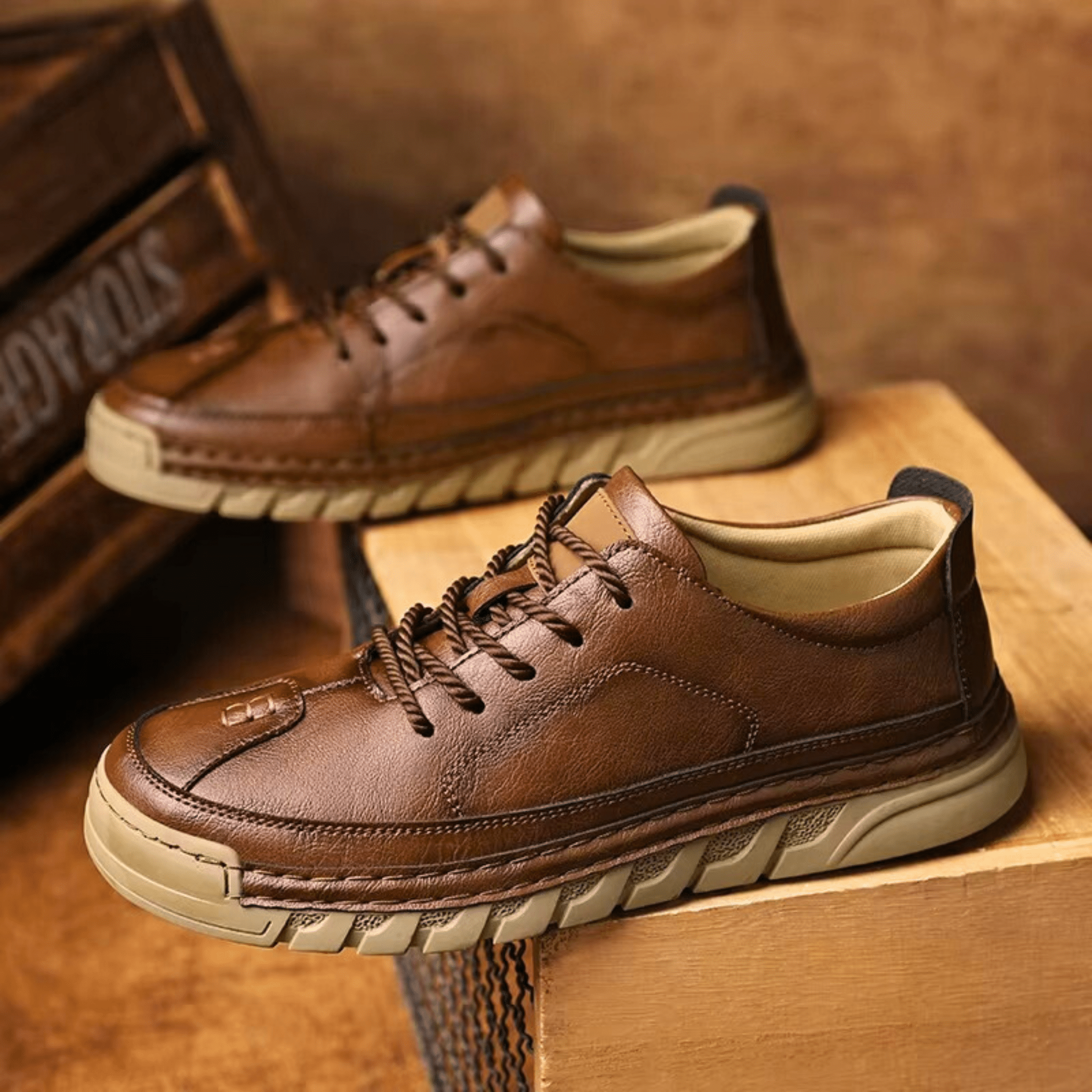 Easton Leather Trainer