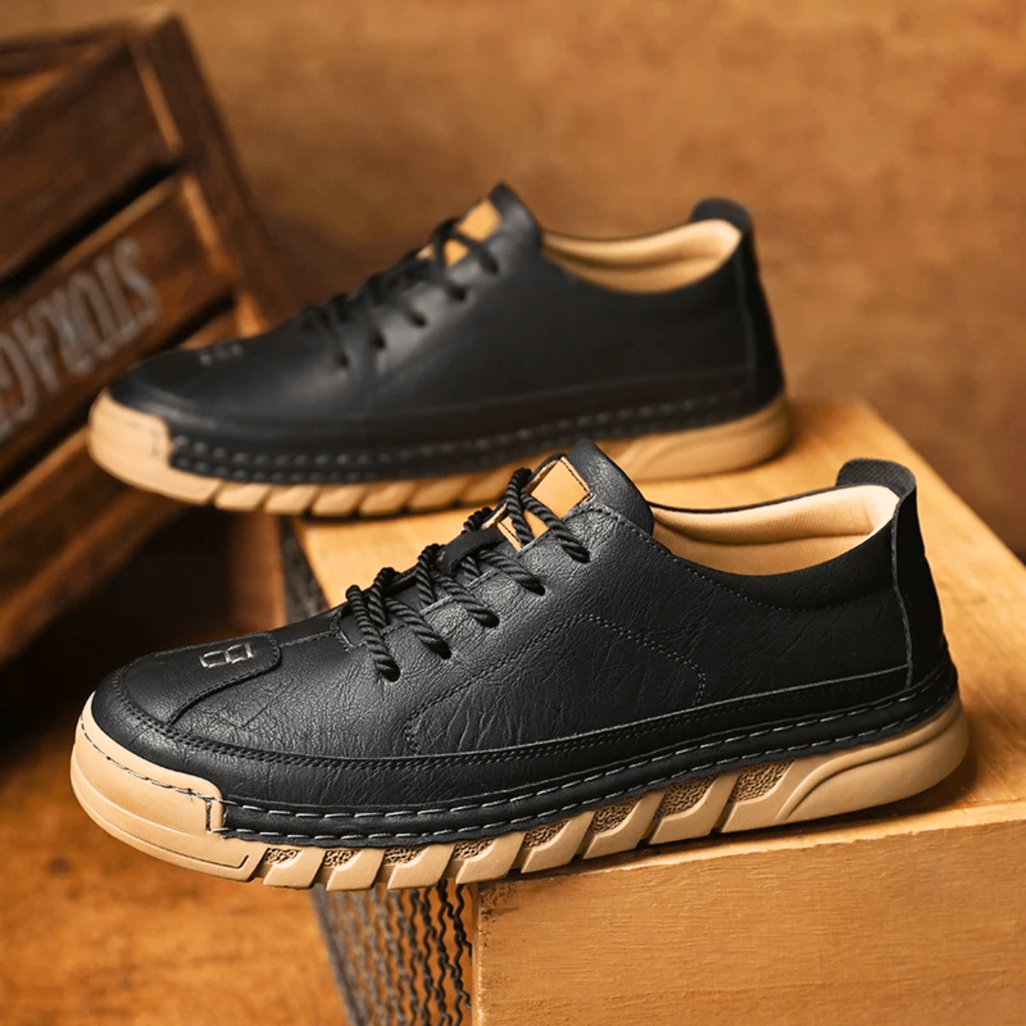 Easton Leather Trainer
