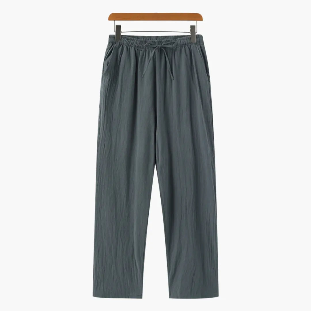 Oryzonwear Men's Linen Trousers