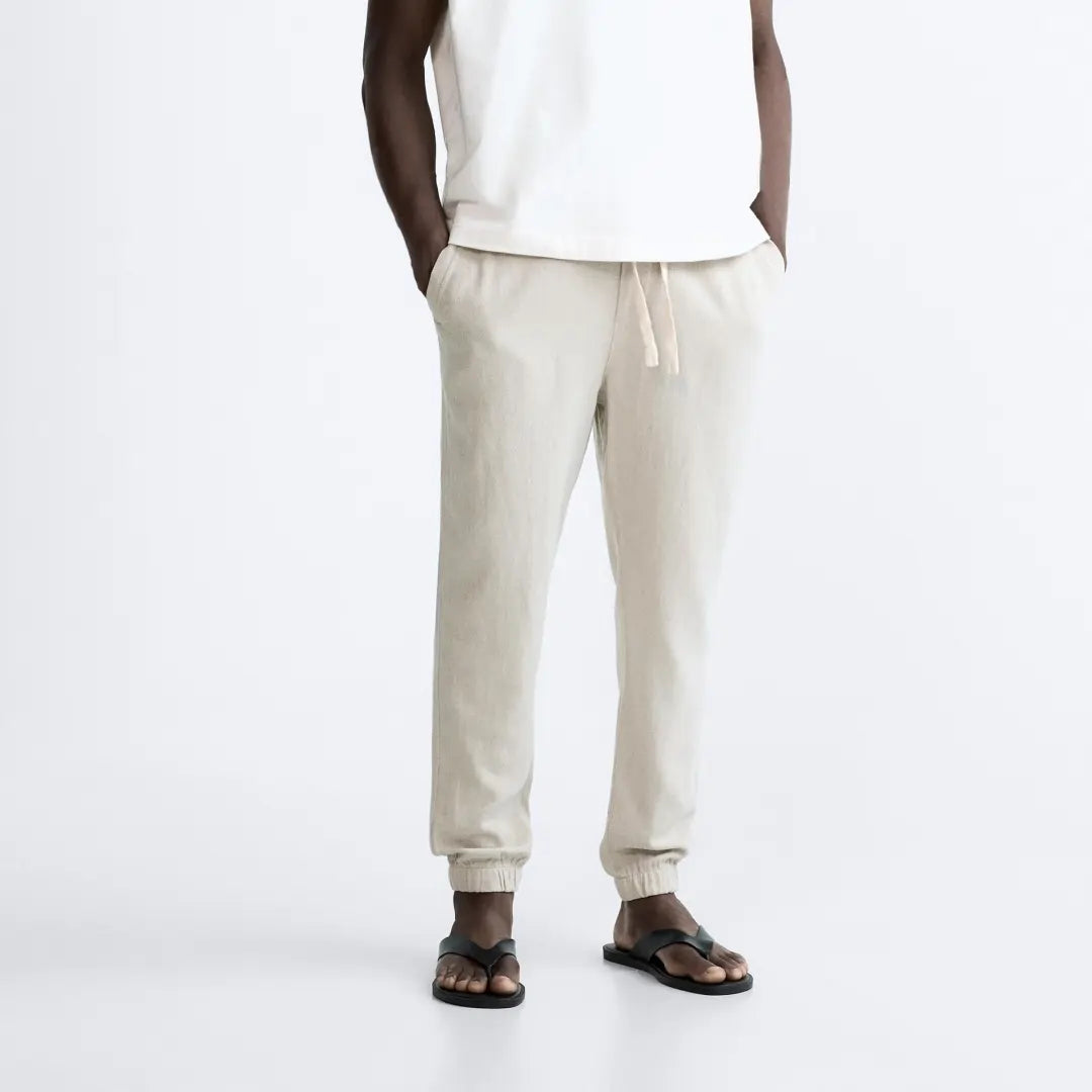 Men's Oryzonwear Jogger Linen Trousers