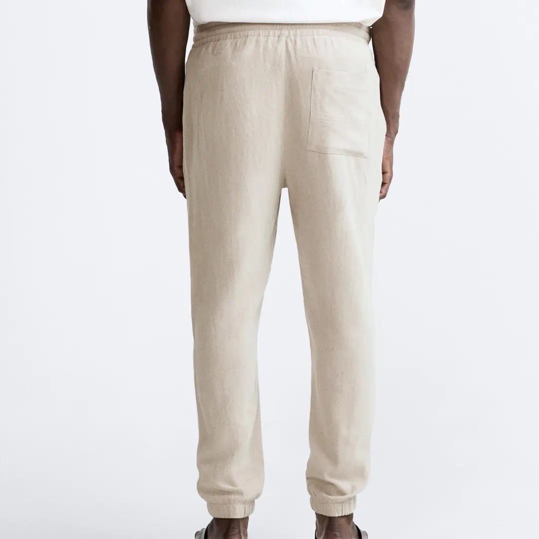 Men's Oryzonwear Jogger Linen Trousers