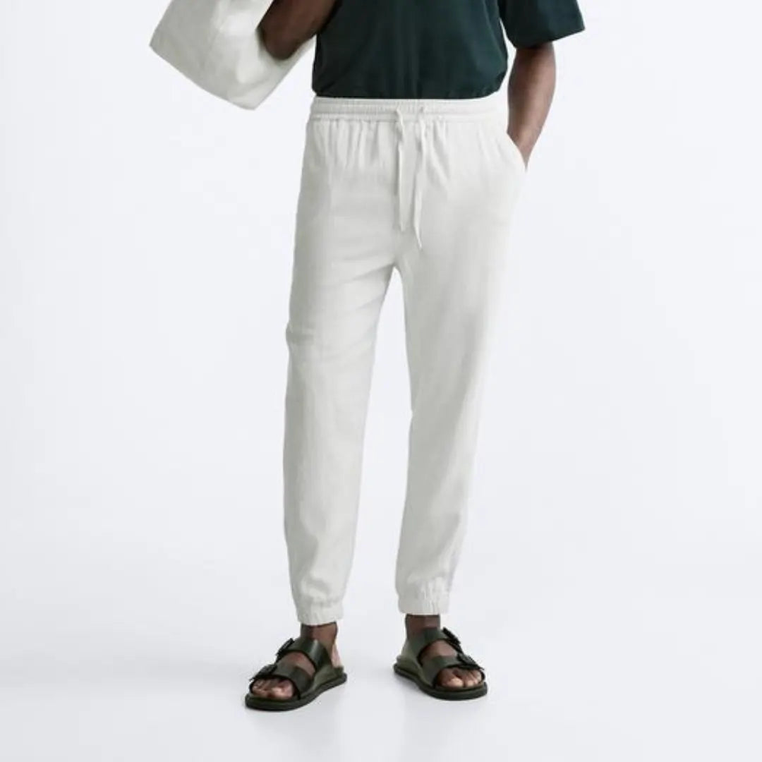 Men's Oryzonwear Jogger Linen Trousers